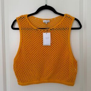 WeWoreWhat Knit Cropped Tank NWT